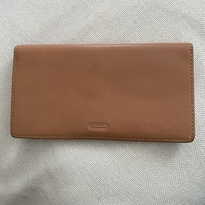 Coach Checkbook Cover